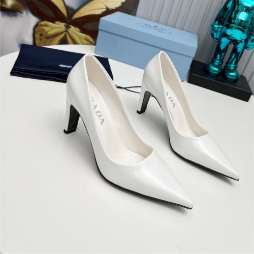 Prada High-heeled Shoes For Women #1165469 $102.00 USD, Wholesale Replica Prada High-heeled Shoes