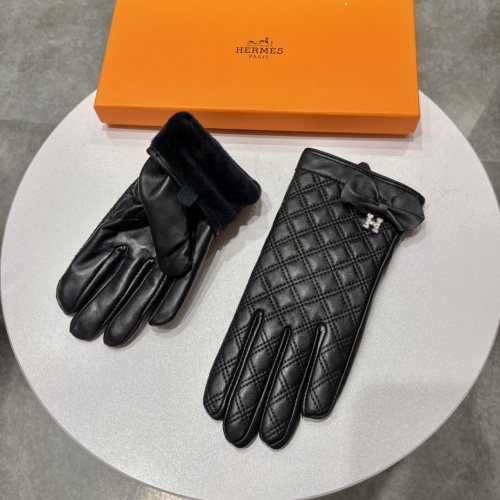 Replica Hermes Gloves For Women #1165501 $48.00 USD for Wholesale
