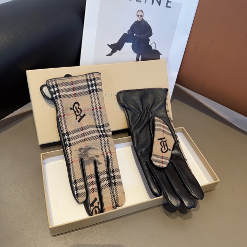 Replica Burberry Gloves For Women #1165511 $56.00 USD for Wholesale