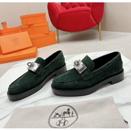 Hermes Leather Shoes For Women #1165614 $135.00 USD, Wholesale Replica Hermes Leather Shoes