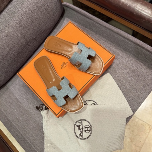 Replica Hermes Slippers For Women #1165622 $68.00 USD for Wholesale
