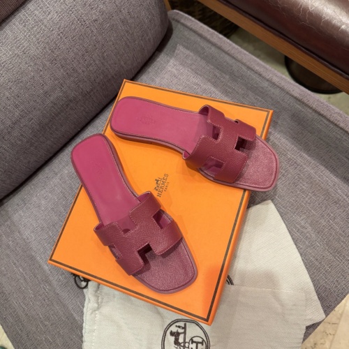 Replica Hermes Slippers For Women #1165631 $68.00 USD for Wholesale