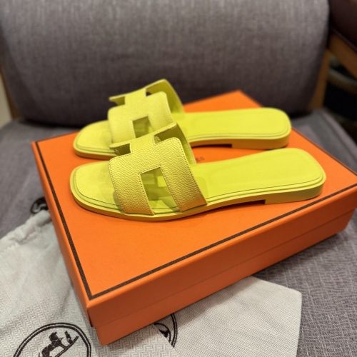 Replica Hermes Slippers For Women #1165632 $68.00 USD for Wholesale