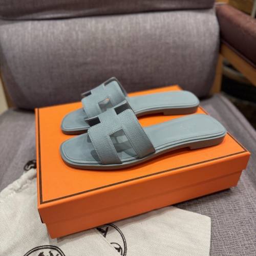 Replica Hermes Slippers For Women #1165643 $68.00 USD for Wholesale