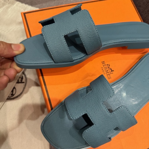 Replica Hermes Slippers For Women #1165644 $68.00 USD for Wholesale
