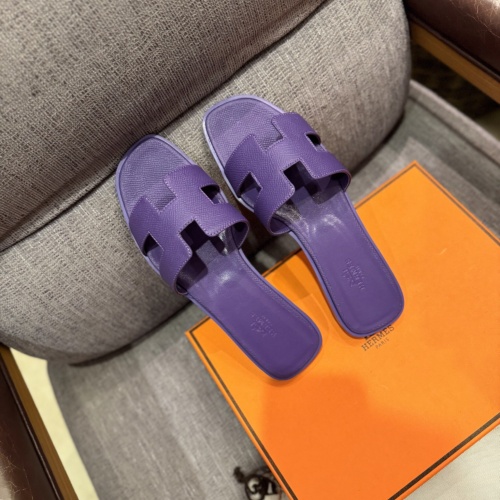 Replica Hermes Slippers For Women #1165646 $68.00 USD for Wholesale