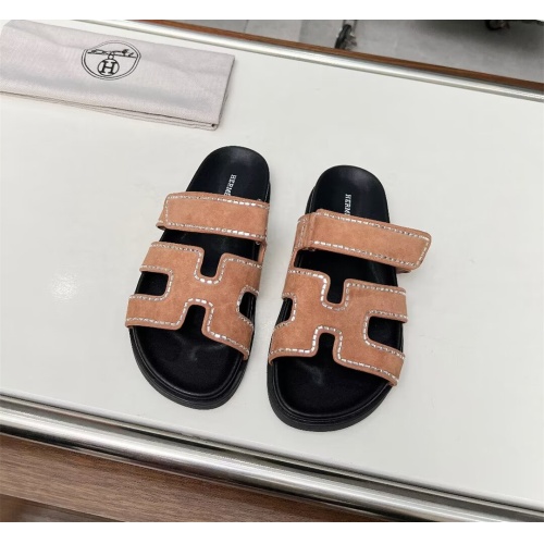 Replica Hermes Slippers For Women #1165647 $82.00 USD for Wholesale