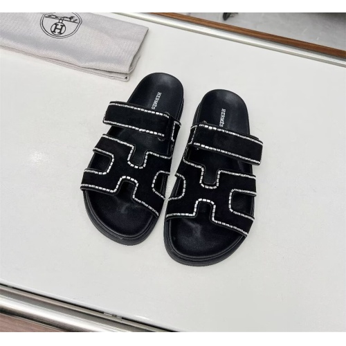 Replica Hermes Slippers For Women #1165648 $82.00 USD for Wholesale