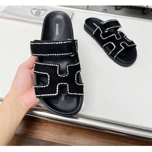 Replica Hermes Slippers For Men #1165650 $82.00 USD for Wholesale