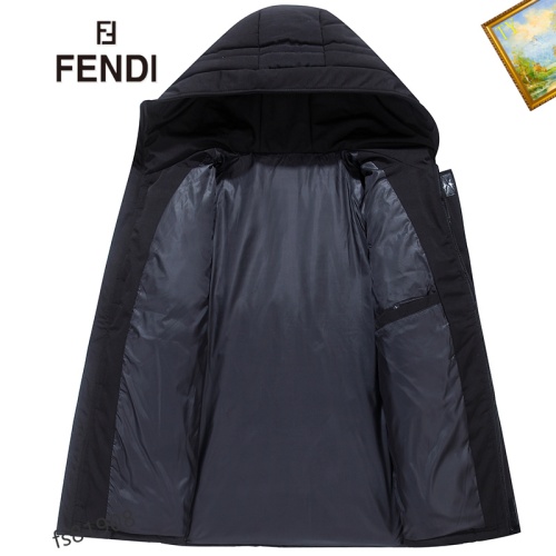 Replica Fendi Down Feather Coat Long Sleeved For Men #1165692 $82.00 USD for Wholesale