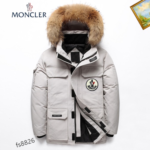 Moncler Down Feather Coat Long Sleeved For Men #1165694 $82.00 USD, Wholesale Replica Moncler Down Feather Coat