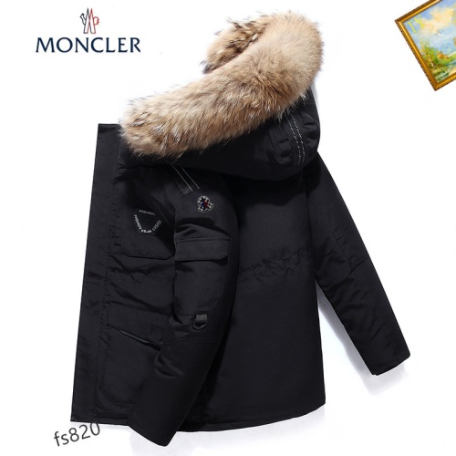 Moncler Down Feather Coat Long Sleeved For Men #1165705 $82.00 USD, Wholesale Replica Moncler Down Feather Coat