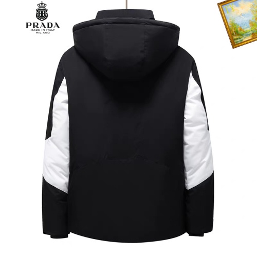 Replica Prada Down Feather Coat Long Sleeved For Men #1165748 $82.00 USD for Wholesale