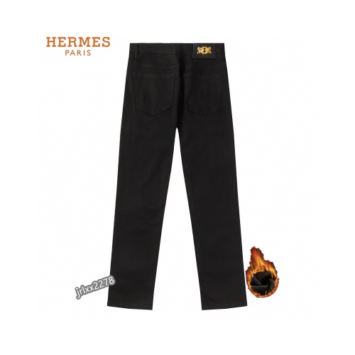 Replica Hermes Jeans For Men #1165807 $48.00 USD for Wholesale