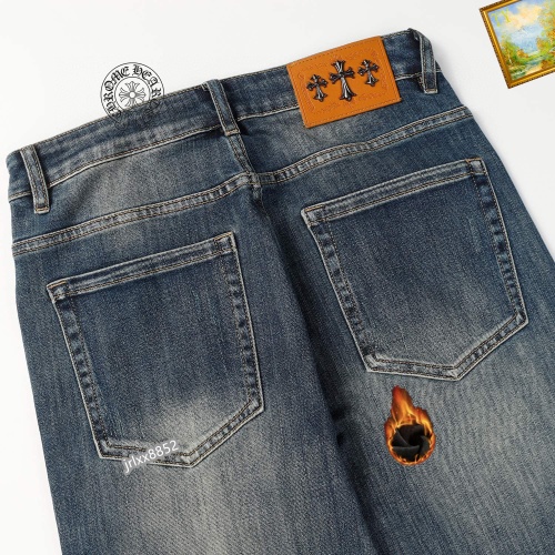Replica Chrome Hearts Jeans For Men #1165826 $48.00 USD for Wholesale