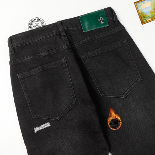 Replica Chrome Hearts Jeans For Men #1165829 $48.00 USD for Wholesale