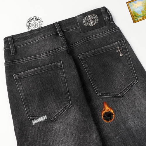 Replica Chrome Hearts Jeans For Men #1165830 $48.00 USD for Wholesale