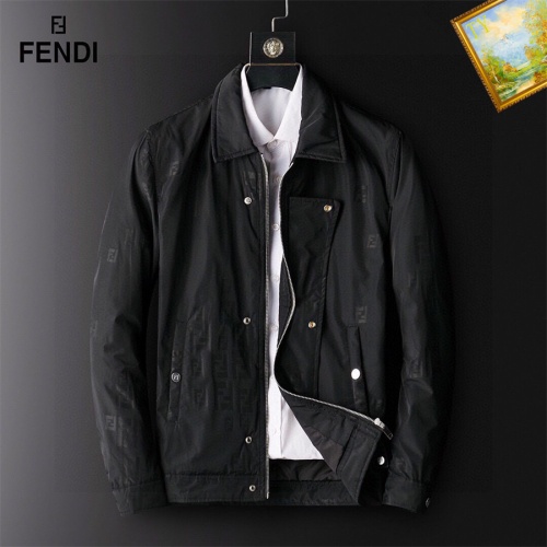 Fendi Jackets Long Sleeved For Men #1166448 $72.00 USD, Wholesale Replica Fendi Jackets