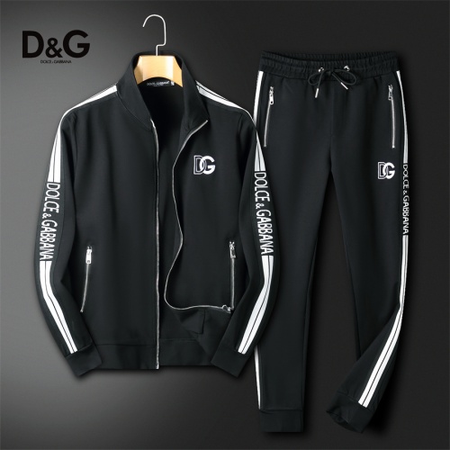 Dolce &amp; Gabbana D&amp;G Tracksuits Long Sleeved For Men #1166469 $85.00 USD, Wholesale Replica Dolce &amp; Gabbana D&amp;G Tracksuits