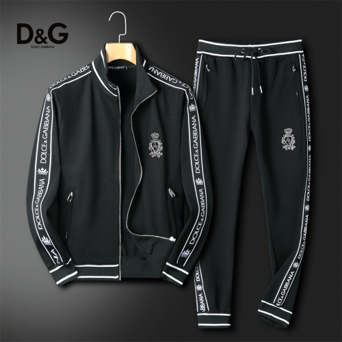 Dolce &amp; Gabbana D&amp;G Tracksuits Long Sleeved For Men #1166470 $85.00 USD, Wholesale Replica Dolce &amp; Gabbana D&amp;G Tracksuits