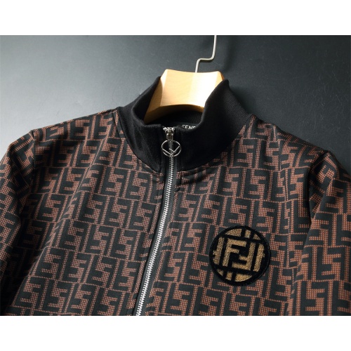 Replica Fendi Tracksuits Long Sleeved For Men #1166572 $85.00 USD for Wholesale