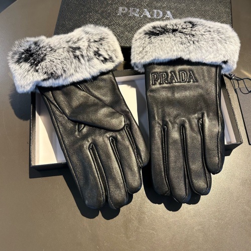 Replica Prada Gloves For Women #1166691 $48.00 USD for Wholesale