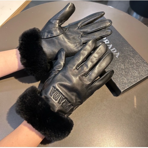 Replica Prada Gloves For Women #1166692 $48.00 USD for Wholesale