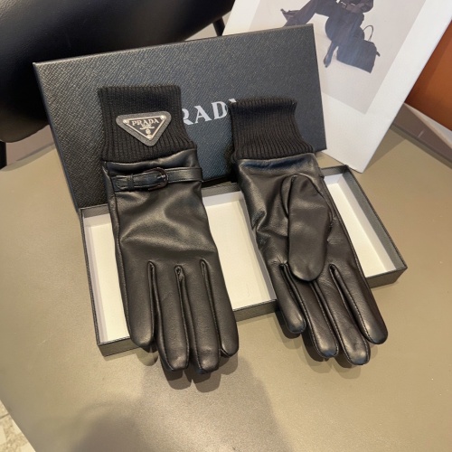 Replica Prada Gloves For Women #1166733 $48.00 USD for Wholesale