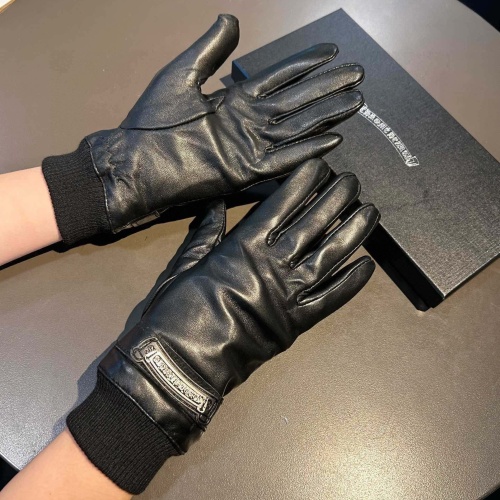 Replica Chrome Hearts Gloves For Women #1166800 $48.00 USD for Wholesale