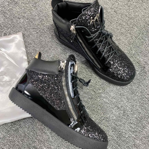 Replica Giuseppe Zanotti High Tops Shoes For Men #1166873 $98.00 USD for Wholesale