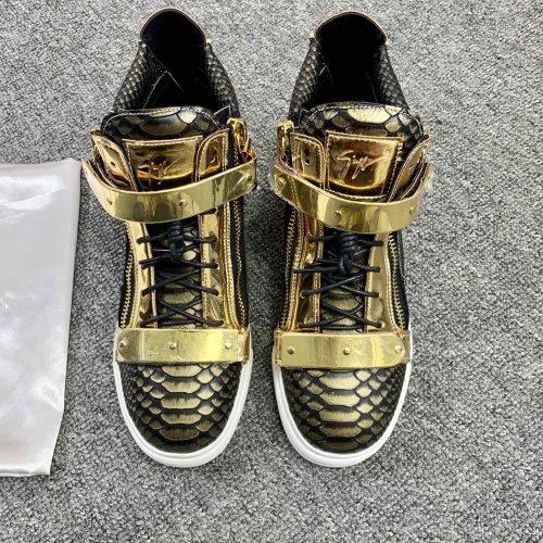 Replica Giuseppe Zanotti High Tops Shoes For Men #1166889 $108.00 USD for Wholesale