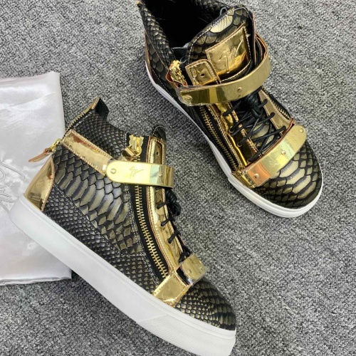 Replica Giuseppe Zanotti High Tops Shoes For Women #1166890 $108.00 USD for Wholesale