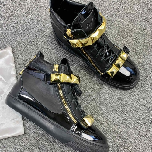 Replica Giuseppe Zanotti High Tops Shoes For Women #1166894 $102.00 USD for Wholesale