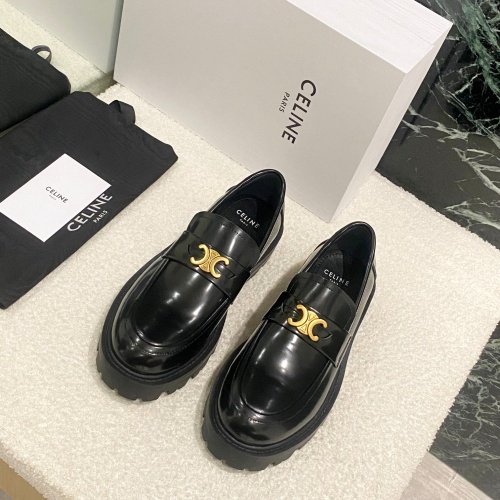 Replica Celine Leather Shoes For Women #1166922 $108.00 USD for Wholesale