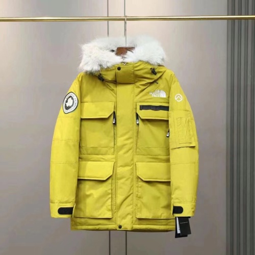 The North Face Down Feather Coat Long Sleeved For Unisex #1167232 $162.00 USD, Wholesale Replica The North Face Down Feather Coat