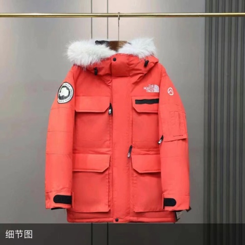 The North Face Down Feather Coat Long Sleeved For Unisex #1167233 $162.00 USD, Wholesale Replica The North Face Down Feather Coat