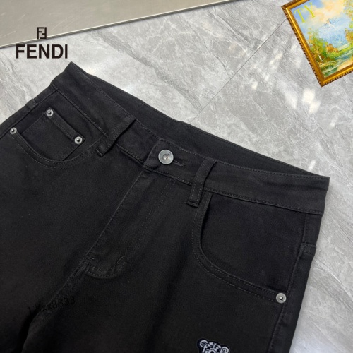Replica Fendi Jeans For Men #1167334 $48.00 USD for Wholesale