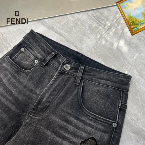 Replica Fendi Jeans For Men #1167335 $48.00 USD for Wholesale