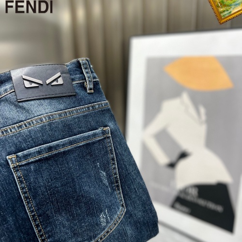 Replica Fendi Jeans For Men #1167338 $48.00 USD for Wholesale