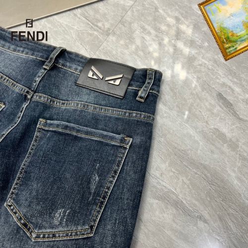Replica Fendi Jeans For Men #1167338 $48.00 USD for Wholesale