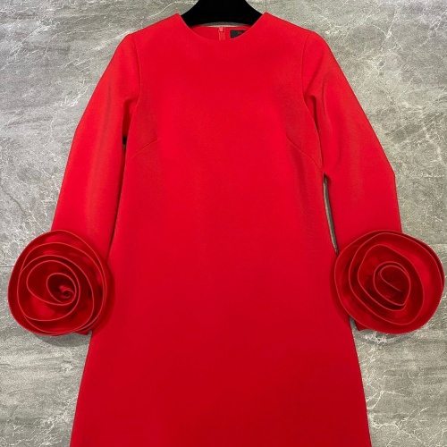 Replica Valentino Dresses Long Sleeved For Women #1167341 $115.00 USD for Wholesale
