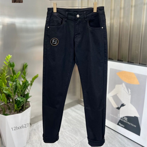 Replica Fendi Jeans For Men #1167345 $48.00 USD for Wholesale