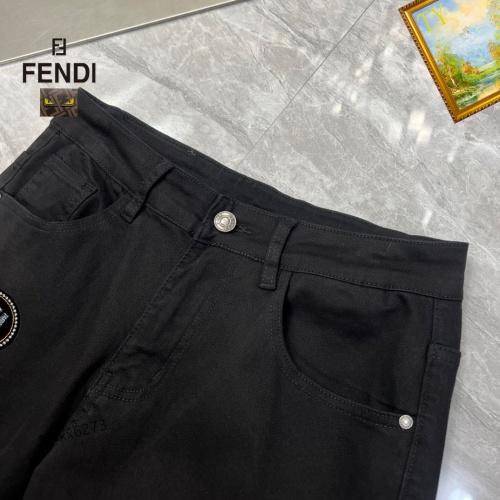 Replica Fendi Jeans For Men #1167345 $48.00 USD for Wholesale