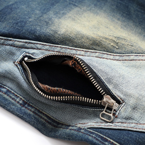 Replica Balmain Jeans For Men #1167378 $48.00 USD for Wholesale