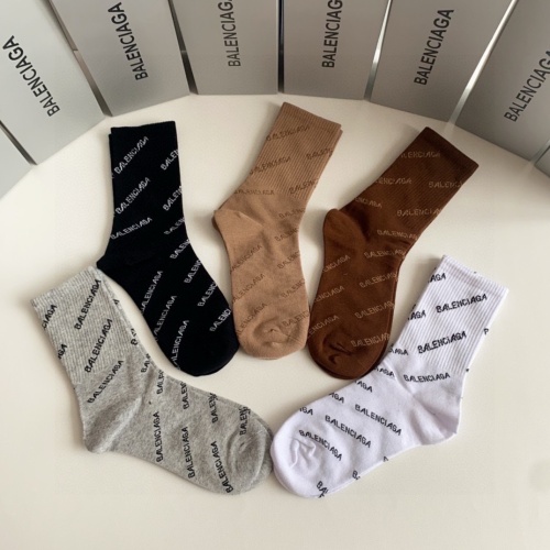 Replica Balenciaga Socks #1167549 $32.00 USD for Wholesale