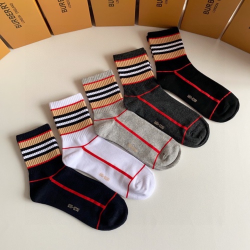Replica Burberry Socks #1167553 $29.00 USD for Wholesale