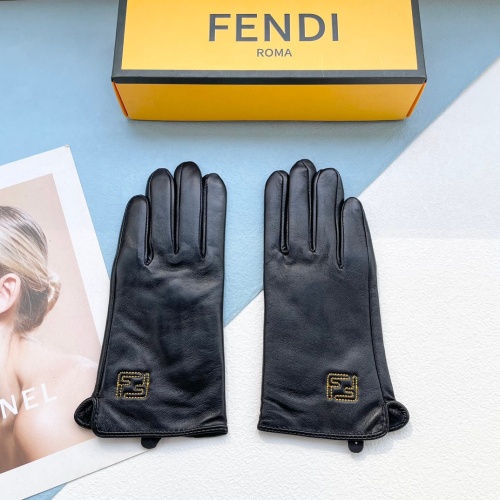 Replica Fendi Gloves For Women #1167616 $38.00 USD for Wholesale