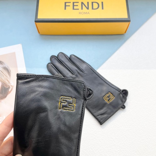 Replica Fendi Gloves For Women #1167616 $38.00 USD for Wholesale