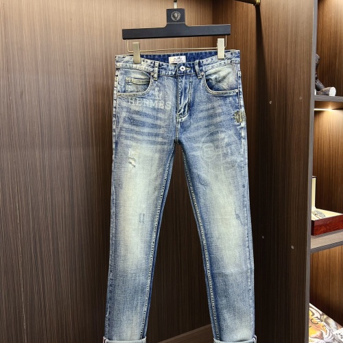 Replica Hermes Jeans For Men #1168024 $82.00 USD for Wholesale