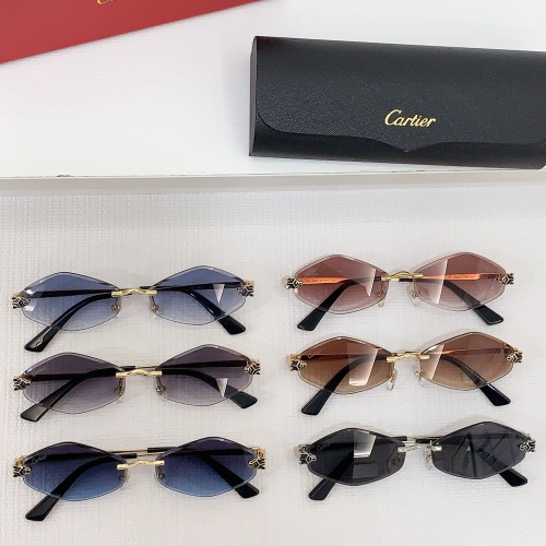 Replica Cartier AAA Quality Sunglassess #1168671 $52.00 USD for Wholesale